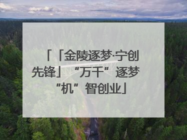 「金陵逐梦·宁创先锋」“万千”逐梦 “机”智创业