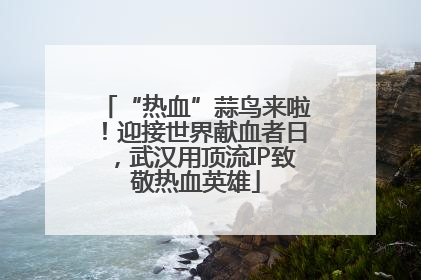 “热血”蒜鸟来啦！迎接世界献血者日，武汉用顶流IP致敬热血英雄