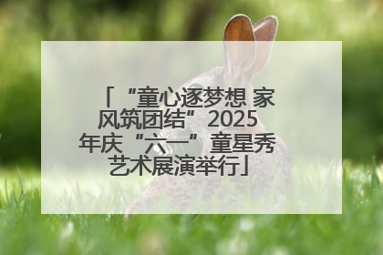 “童心逐梦想 家风筑团结”2025年庆“六一”童星秀艺术展演举行