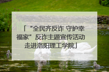 “全民齐反诈 守护幸福家”反诈主题宣传活动走进洛阳理工学院