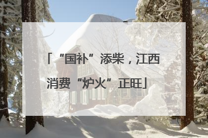 “国补”添柴，江西消费“炉火”正旺