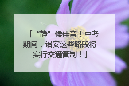 “静”候佳音！中考期间，诏安这些路段将实行交通管制！