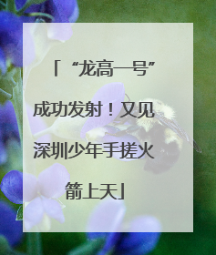 “龙高一号”成功发射！又见深圳少年手搓火箭上天