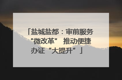 盐城盐都：审前服务“微改革” 推动便捷办证“大提升”