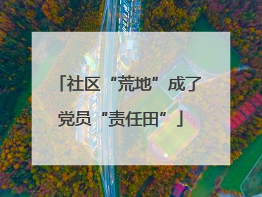 社区“荒地”成了党员“责任田”