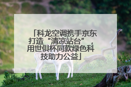 科龙空调携手京东打造“清凉站台”，用世俱杯同款绿色科技助力公益