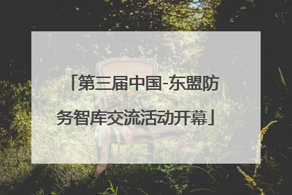 第三届中国-东盟防务智库交流活动开幕