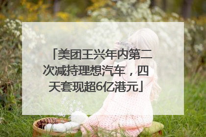 美团王兴年内第二次减持理想汽车，四天套现超6亿港元