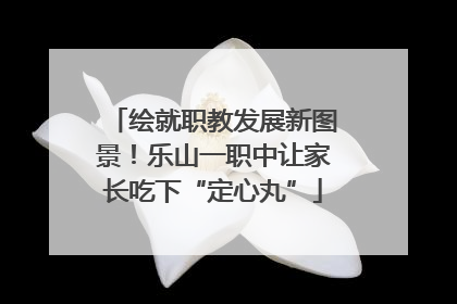 绘就职教发展新图景！乐山一职中让家长吃下“定心丸”