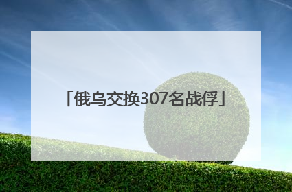 俄乌交换307名战俘