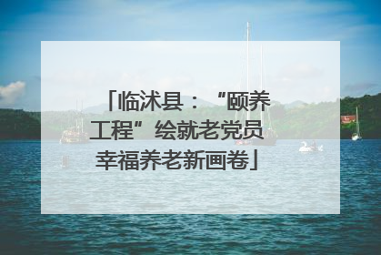 临沭县：“颐养工程”绘就老党员幸福养老新画卷