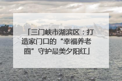 三门峡市湖滨区：打造家门口的“幸福养老圈”守护最美夕阳红