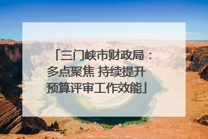 三门峡市财政局：多点聚焦 持续提升预算评审工作效能