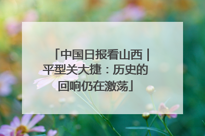 中国日报看山西｜平型关大捷：历史的回响仍在激荡