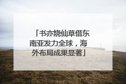 书亦烧仙草借东南亚发力全球，海外布局成果显著