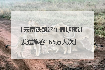 云南铁路端午假期预计发送旅客165万人次