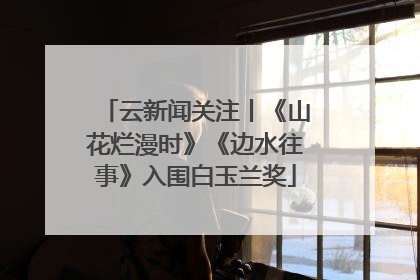 云新闻关注丨《山花烂漫时》《边水往事》入围白玉兰奖