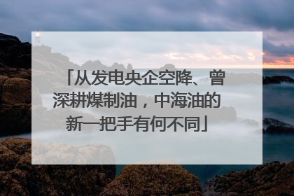 从发电央企空降、曾深耕煤制油，中海油的新一把手有何不同