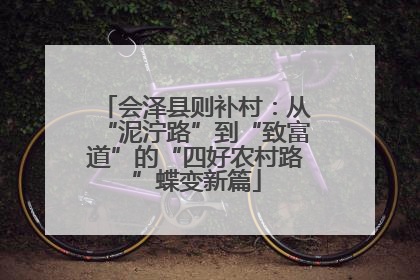 会泽县则补村：从“泥泞路”到“致富道”的“四好农村路”蝶变新篇