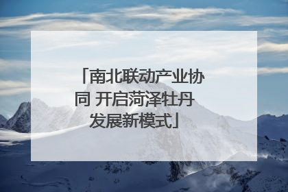 南北联动产业协同 开启菏泽牡丹发展新模式