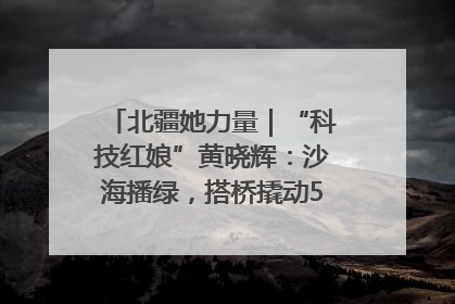北疆她力量｜“科技红娘”黄晓辉：沙海播绿，搭桥撬动5.3亿研发