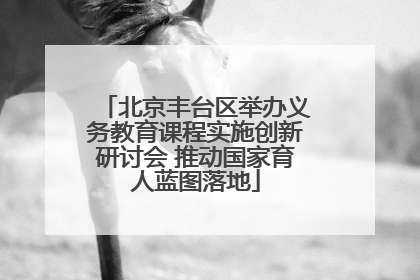 北京丰台区举办义务教育课程实施创新研讨会 推动国家育人蓝图落地