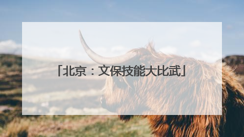 北京：文保技能大比武