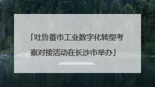 吐鲁番市工业数字化转型考察对接活动在长沙市举办