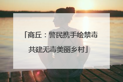 商丘：警民携手绘禁毒 共建无毒美丽乡村
