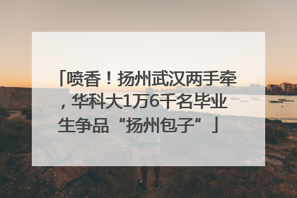 喷香！扬州武汉两手牵，华科大1万6千名毕业生争品“扬州包子”