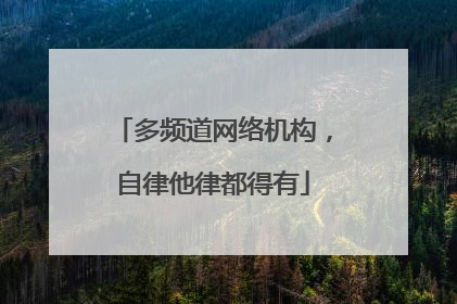 多频道网络机构，自律他律都得有