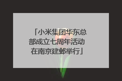 小米集团华东总部成立七周年活动在南京建邺举行