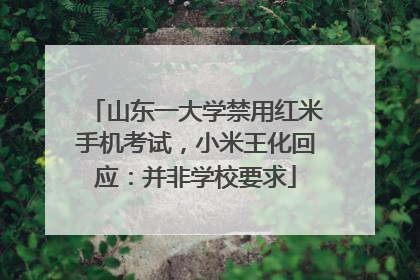 山东一大学禁用红米手机考试，小米王化回应：并非学校要求