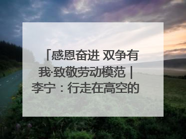 感恩奋进 双争有我·致敬劳动模范｜李宁：行走在高空的“电网卫士”
