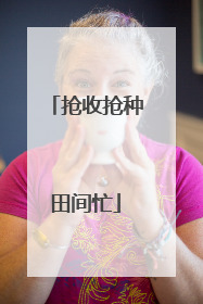 抢收抢种田间忙