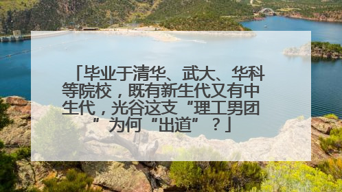 毕业于清华、武大、华科等院校，既有新生代又有中生代，光谷这支“理工男团”为何“出道”？