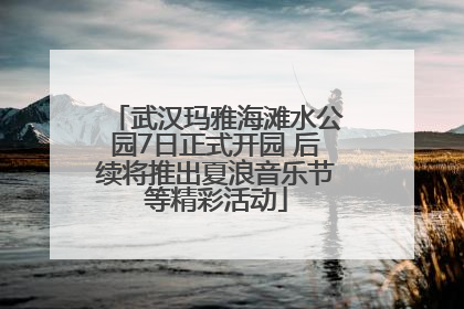 武汉玛雅海滩水公园7日正式开园 后续将推出夏浪音乐节等精彩活动