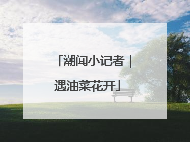 潮闻小记者｜遇油菜花开