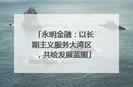 永明金融：以长期主义服务大湾区，共绘发展蓝图