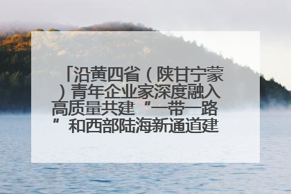 沿黄四省（陕甘宁蒙）青年企业家深度融入高质量共建“一带一路”和西部陆海新通道建设战略合作交流会在甘肃兰州召开