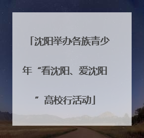 沈阳举办各族青少年“看沈阳、爱沈阳”高校行活动