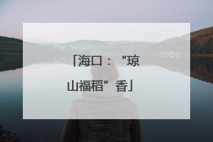 海口：“琼山福稻”香