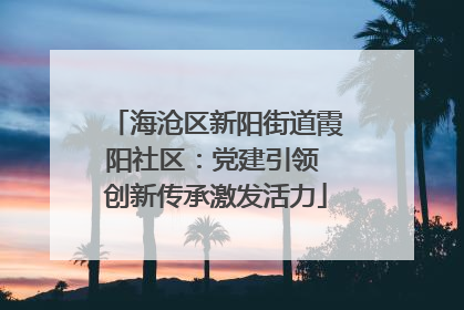 海沧区新阳街道霞阳社区：党建引领 创新传承激发活力