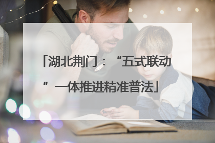 湖北荆门：“五式联动”一体推进精准普法