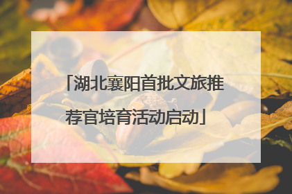 湖北襄阳首批文旅推荐官培育活动启动