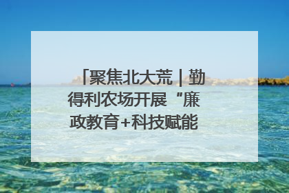 聚焦北大荒｜勤得利农场开展“廉政教育+科技赋能”主题党日活动