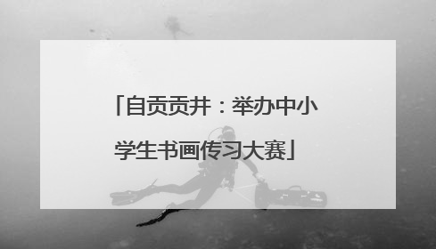 自贡贡井：举办中小学生书画传习大赛