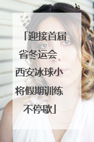 迎接首届省冬运会 西安冰球小将假期训练不停歇