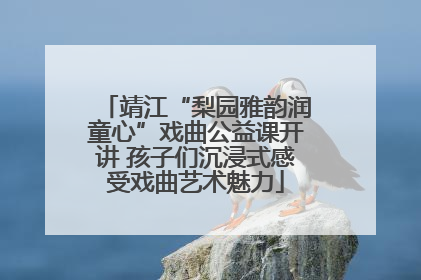 靖江“梨园雅韵润童心”戏曲公益课开讲 孩子们沉浸式感受戏曲艺术魅力