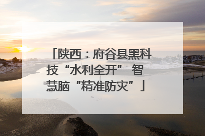 陕西：府谷县黑科技“水利全开” 智慧脑“精准防灾”